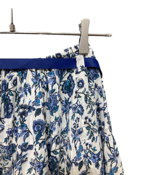 MARIHA（マリハ）MARIHA (マリハ) 草原の虹のスカート ホワイト×ブルー サイズ:FREEの古着・服飾アイテム