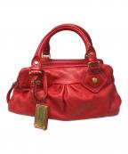 Marc by Marc Jacobsマークバイマークジェイコブス）の古着「BABY GROOVEE 2WAYバッグ」｜レッド