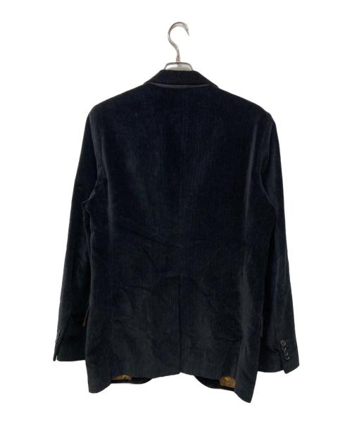 DOLCE & GABBANA（ドルチェ＆ガッバーナ）DOLCE & GABBANA (ドルチェ＆ガッバーナ) ピークドラペルベロアジャケット ブラック サイズ:52の古着・服飾アイテム