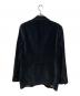 DOLCE & GABBANA (ドルチェ＆ガッバーナ) ピークドラペルベロアジャケット ブラック サイズ:52：13000円
