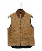 CarHarttカーハート）の古着「V02 ダックベスト」｜ブラウン