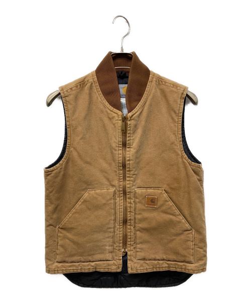 CarHartt（カーハート）CarHartt (カーハート) V02 ダックベスト ブラウン サイズ:Sの古着・服飾アイテム