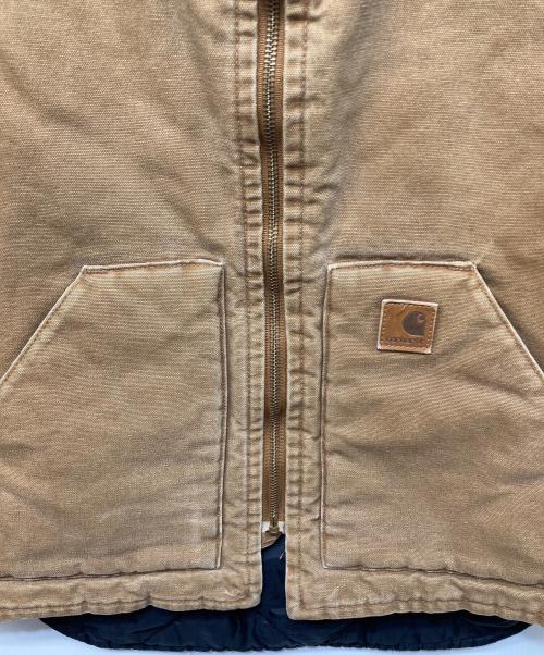 CarHartt（カーハート）CarHartt (カーハート) V02 ダックベスト ブラウン サイズ:Sの古着・服飾アイテム