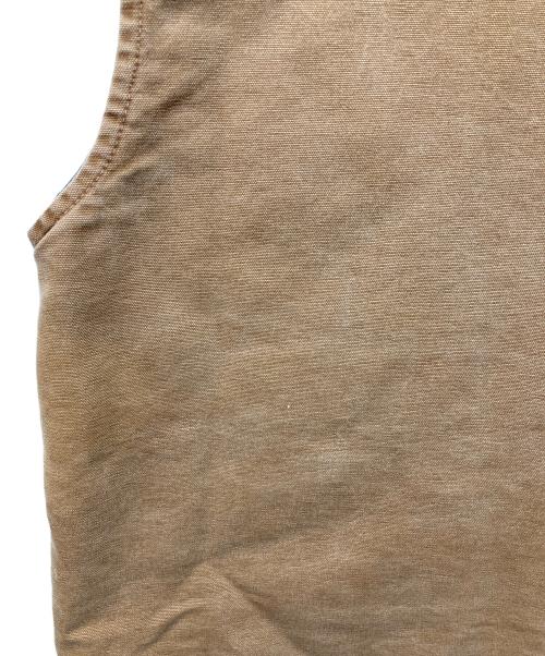 CarHartt（カーハート）CarHartt (カーハート) V02 ダックベスト ブラウン サイズ:Sの古着・服飾アイテム
