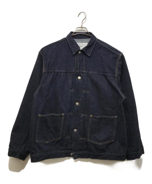 JOHN MASON SMITH（ジョンメイソンスミス）JOHN MASON SMITH (ジョンメイソンスミス) 15oz SELVEDGE DENIM TRUCKER JACKET インディゴ サイズ:Lの古着・服飾アイテム
