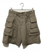 renomaレノマ）の古着「AGADEZ マルチポケットハーフパンツ」｜ベージュ