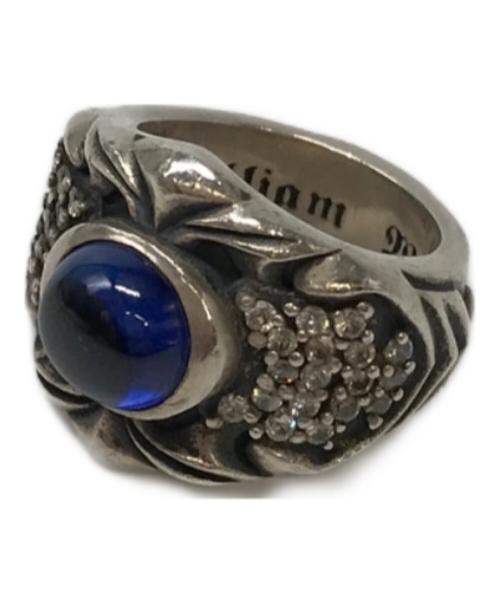 William Walles（ウィリアム・ウォレス）William Walles (ウィリアム・ウォレス) ストーン付リング シルバー×ブルー サイズ:不明の古着・服飾アイテム