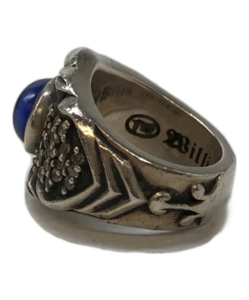 William Walles（ウィリアム・ウォレス）William Walles (ウィリアム・ウォレス) ストーン付リング シルバー×ブルー サイズ:不明の古着・服飾アイテム