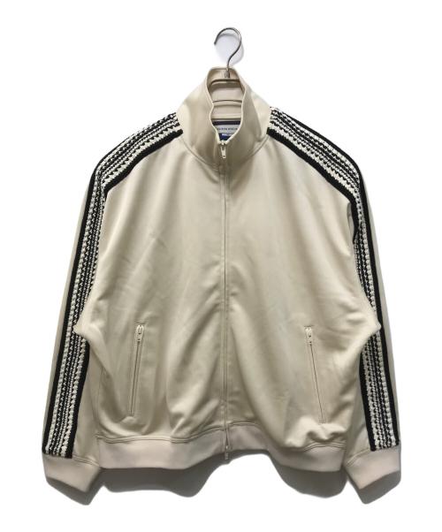 MAISON SPECIAL（メゾンスペシャル）MAISON SPECIAL (メゾンスペシャル) Prime-Over Crochet Line Track Jacket ベージュ 未使用品の古着・服飾アイテム