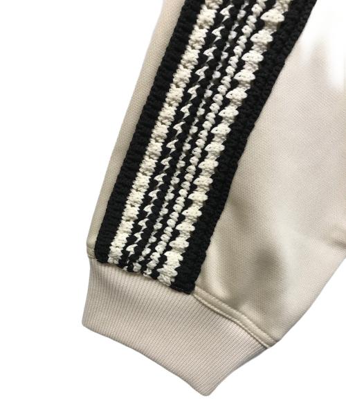 MAISON SPECIAL（メゾンスペシャル）MAISON SPECIAL (メゾンスペシャル) Prime-Over Crochet Line Track Jacket ベージュ 未使用品の古着・服飾アイテム