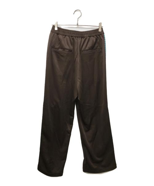 MAISON SPECIAL（メゾンスペシャル）MAISON SPECIAL (メゾンスペシャル) Crochet Side Line Prime-Wide Easy Pants ブラウンの古着・服飾アイテム