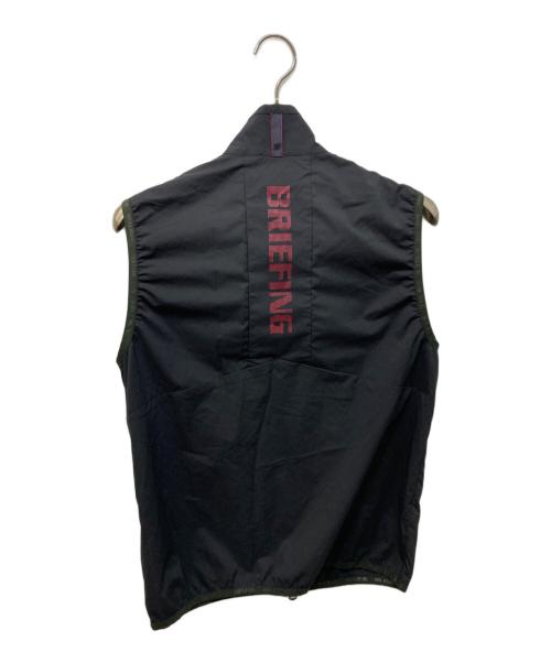 BRIEFING（ブリーフィング）BRIEFING (ブリーフィング) ジップアップベスト ブラック サイズ:Sの古着・服飾アイテム