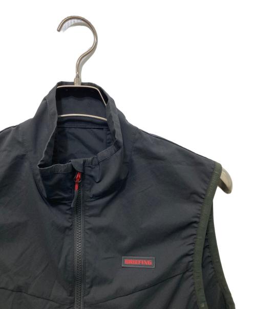BRIEFING（ブリーフィング）BRIEFING (ブリーフィング) ジップアップベスト ブラック サイズ:Sの古着・服飾アイテム