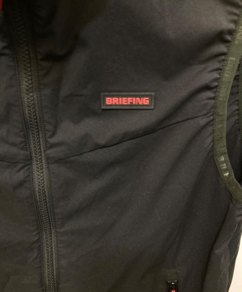 BRIEFING（ブリーフィング）BRIEFING (ブリーフィング) ジップアップベスト ブラック サイズ:Sの古着・服飾アイテム