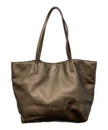 LOEWE（ロエベ）の古着「アナグラム ナッパレザートートバッグ」｜ブラウン