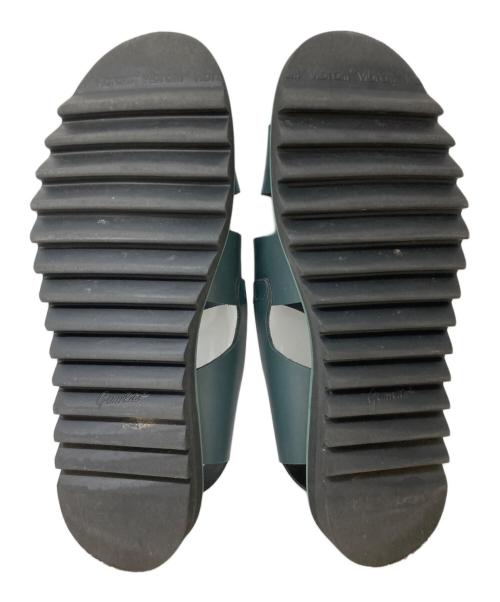 AURALEE（オーラリー）AURALEE (オーラリー) LEATHER BELT SANDALS グリーン サイズ:9の古着・服飾アイテム