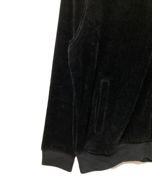FRED PERRY（フレッドペリー）FRED PERRY (フレッドペリー) ベロアジップアップジャケット ブラック サイズ:Lの古着・服飾アイテム