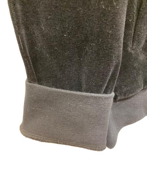 FRED PERRY（フレッドペリー）FRED PERRY (フレッドペリー) ベロアジップアップジャケット ブラック サイズ:Lの古着・服飾アイテム