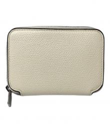 Valextra（ヴァレクストラ）の古着「ジップアラウンドカードホルダー」｜ベージュ