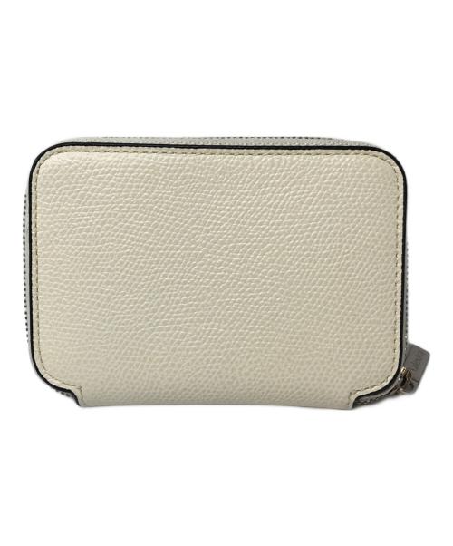 Valextra（ヴァレクストラ）Valextra (ヴァレクストラ) ジップアラウンドカードホルダー ベージュの古着・服飾アイテム