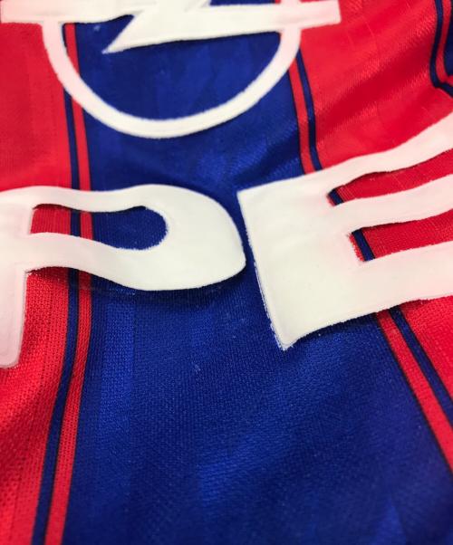 adidas（アディダス）adidas (アディダス) バイエルンミュンヘン ゲームシャツ ブルー×レッド サイズ:XXLの古着・服飾アイテム