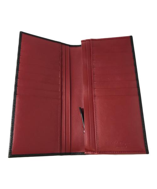 Ferragamo（フェラガモ）Ferragamo (フェラガモ) ガンチーニ ロングウォレット ブラックの古着・服飾アイテム