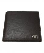 Salvatore Ferragamoサルヴァトーレ フェラガモ）の古着「ガンチーニ 2つ折り財布」｜ブラウン