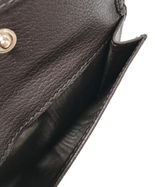 Salvatore Ferragamo（サルヴァトーレ フェラガモ）Salvatore Ferragamo (サルヴァトーレ フェラガモ) ガンチーニ 2つ折り財布 ブラウンの古着・服飾アイテム