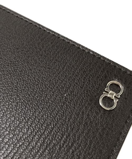 Salvatore Ferragamo（サルヴァトーレ フェラガモ）Salvatore Ferragamo (サルヴァトーレ フェラガモ) ガンチーニ 2つ折り財布 ブラウンの古着・服飾アイテム