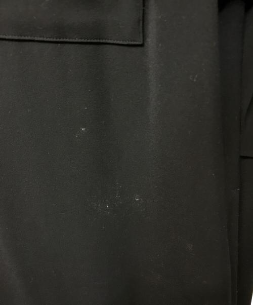 ENFOLD（エンフォルド）ENFOLD (エンフォルド) ダブルクロスノーカラードレス ブラック サイズ:36の古着・服飾アイテム