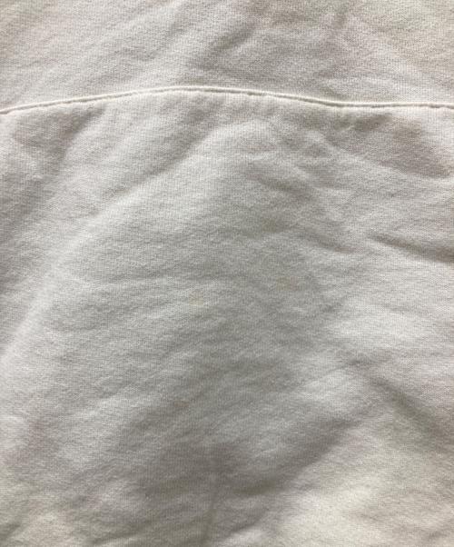 GUCCI（グッチ）GUCCI (グッチ) ロゴ刺繍S/Sパーカー ホワイト×グリーン サイズ:Lの古着・服飾アイテム