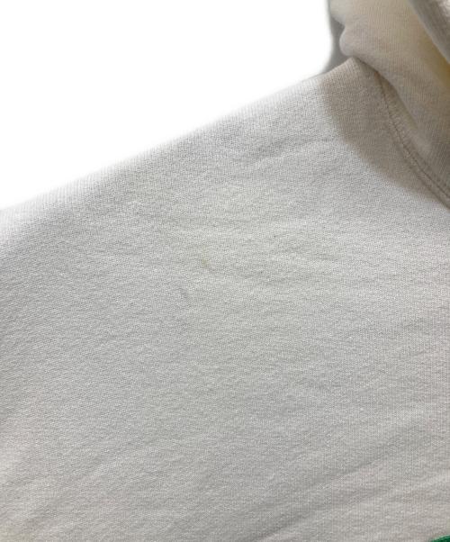 GUCCI（グッチ）GUCCI (グッチ) ロゴ刺繍S/Sパーカー ホワイト×グリーン サイズ:Lの古着・服飾アイテム