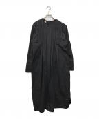 MARNIマルニ）の古着「ブラウスワンピース」｜ブラック