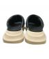 中古・古着 RICK OWENS (リックオウエンス) GETH PUFFER SLIDE レザーサンダル ブラック サイズ:41：30000円