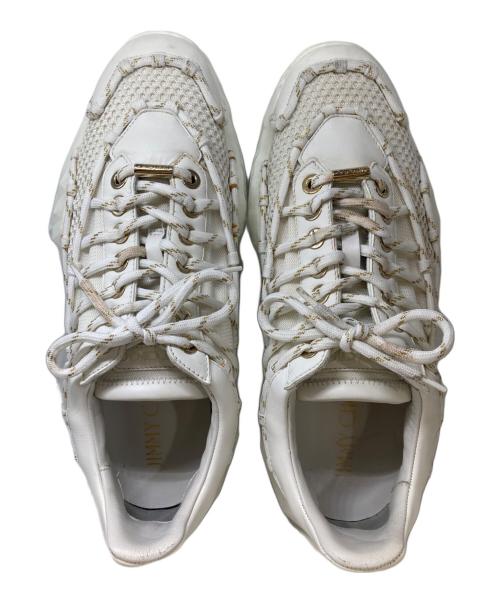 JIMMY CHOO（ジミーチュウ）JIMMY CHOO (ジミーチュウ) DIAMOND LACED スニーカー ホワイト サイズ:42の古着・服飾アイテム