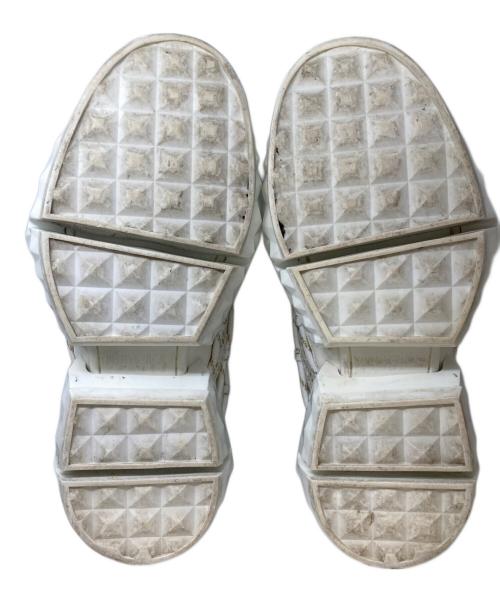 JIMMY CHOO（ジミーチュウ）JIMMY CHOO (ジミーチュウ) DIAMOND LACED スニーカー ホワイト サイズ:42の古着・服飾アイテム