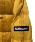 中古・古着 HELLRAZOR (ヘルレイザー) H CHAIN SUEDE HOODED DOWN JACKET イエロー サイズ:Ｍ 未使用品：25000円