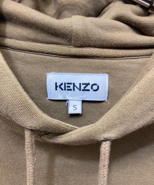 KENZO（ケンゾー）KENZO (ケンゾー) ロゴプルオーバーパーカー オリーブ サイズ:Sの古着・服飾アイテム