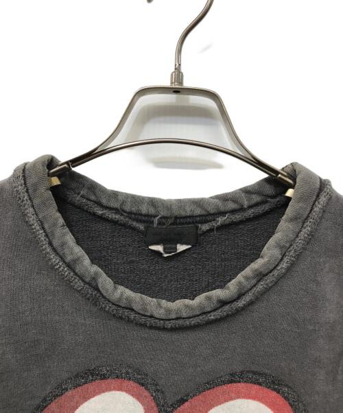 COMME des GARCONS HOMME PLUS（コムデギャルソンオムプリュス）COMME des GARCONS HOMME PLUS (コムデギャルソンオムプリュス) ROLLING STONESプリントスウェット グレー サイズ:Sの古着・服飾アイテム