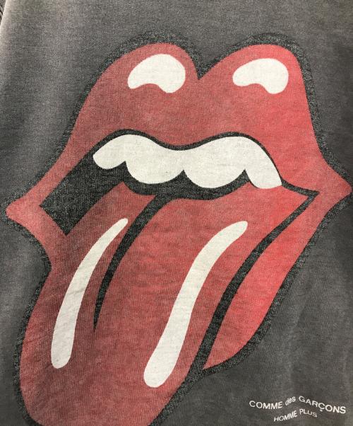 COMME des GARCONS HOMME PLUS（コムデギャルソンオムプリュス）COMME des GARCONS HOMME PLUS (コムデギャルソンオムプリュス) ROLLING STONESプリントスウェット グレー サイズ:Sの古着・服飾アイテム
