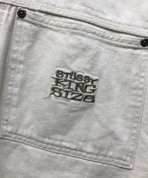 stussy（ステューシー）stussy (ステューシー) ハーフパンツ ベージュ サイズ:SIZE 71cm (W28)の古着・服飾アイテム