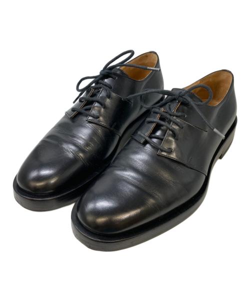 JIL SANDER（ジルサンダー）JIL SANDER (ジルサンダー) プレーントゥレースアップシューズ ブラック サイズ:36の古着・服飾アイテム