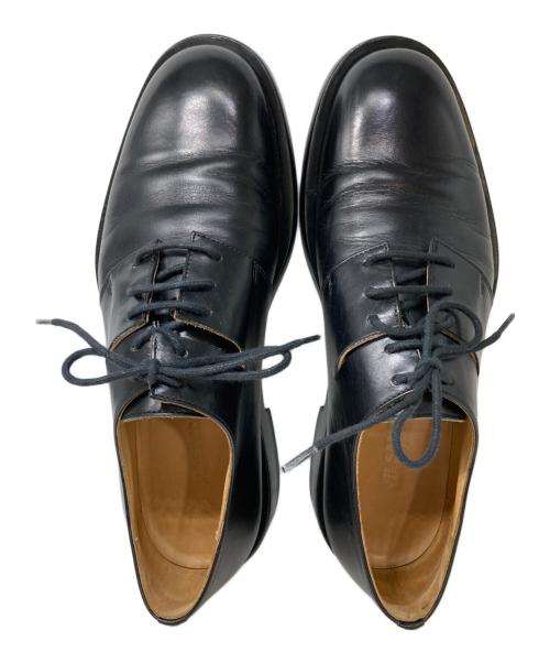 JIL SANDER（ジルサンダー）JIL SANDER (ジルサンダー) プレーントゥレースアップシューズ ブラック サイズ:36の古着・服飾アイテム