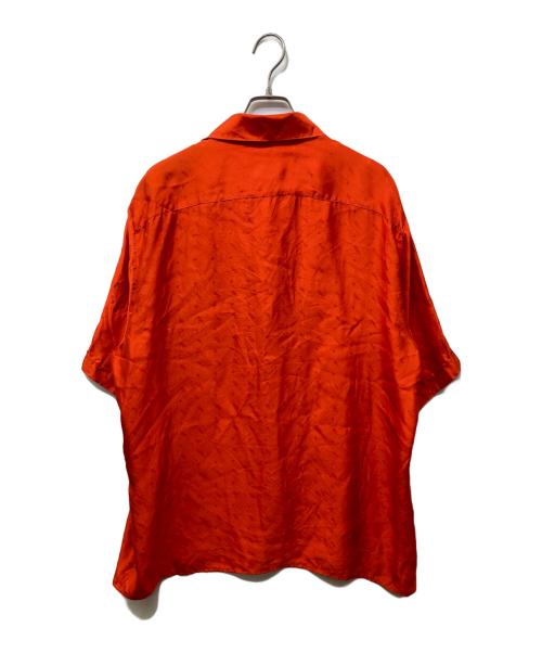 FENDI（フェンディ）FENDI (フェンディ) ロゴ総柄シルクシャツ レッド サイズ:41の古着・服飾アイテム