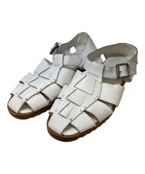 PARABOOT（パラブーツ）PARABOOT (パラブーツ) PACIFIC グルカサンダル ホワイト サイズ:42の古着・服飾アイテム