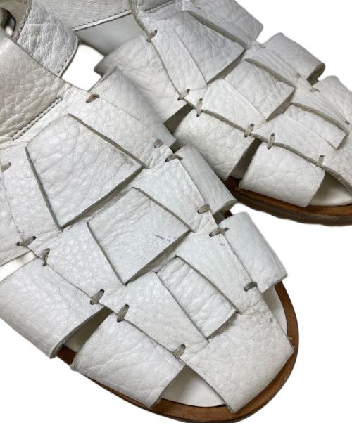 PARABOOT（パラブーツ）PARABOOT (パラブーツ) PACIFIC グルカサンダル ホワイト サイズ:42の古着・服飾アイテム