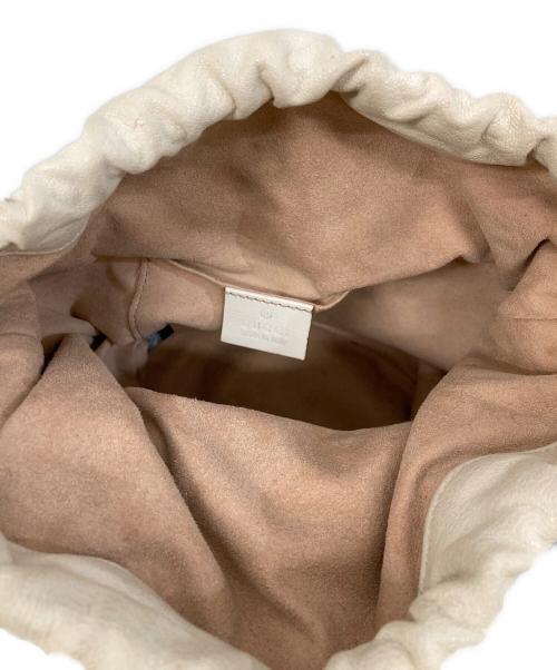 GUCCI（グッチ）GUCCI (グッチ) Horsebit1955 bucket bag ベージュの古着・服飾アイテム