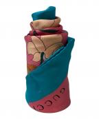 GUCCIグッチ）の古着「シルクスカーフ」｜ピンク×ブルー