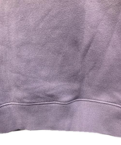 maison kitsune（メゾンキツネ）maison kitsune (メゾンキツネ) SPEEDY FOX PATCH COMFORT SWEATSHIRT パープル サイズ:Mの古着・服飾アイテム