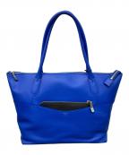 PELLE MORBIDAペッレモルビダ）の古着「レザートートバッグ」｜ブルー